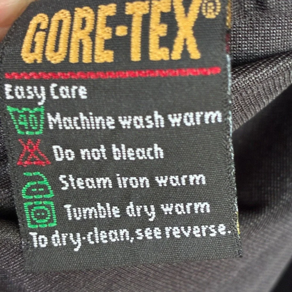 Vtg Forrester's Gore-Tex Jacket Mens M Gray Black Colorblock Full Zip USA Oregon